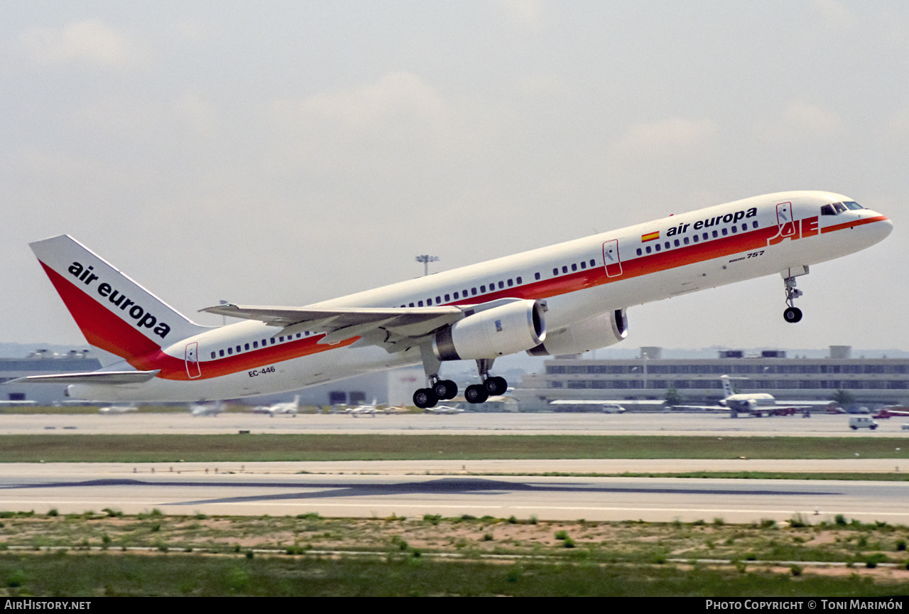 Aircraft Photo of EC-446 | Boeing 757-236 | Air Europa | AirHistory.net #364574