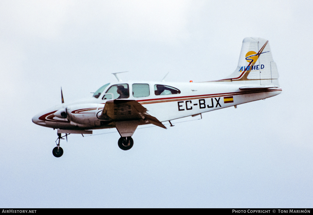 Aircraft Photo of EC-BJX | Beech D95A Travel Air | Air Med | AirHistory.net #364584