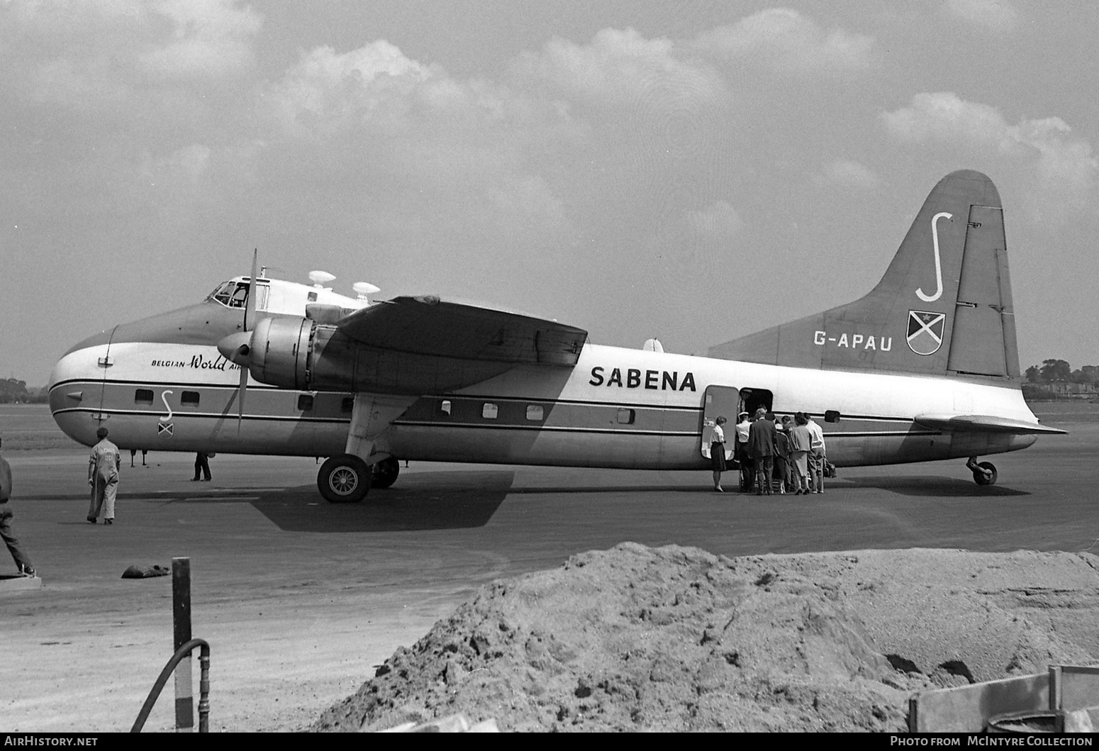 Aircraft Photo of G-APAU | Bristol 170 Freighter Mk32 | Sabena | AirHistory.net #364605