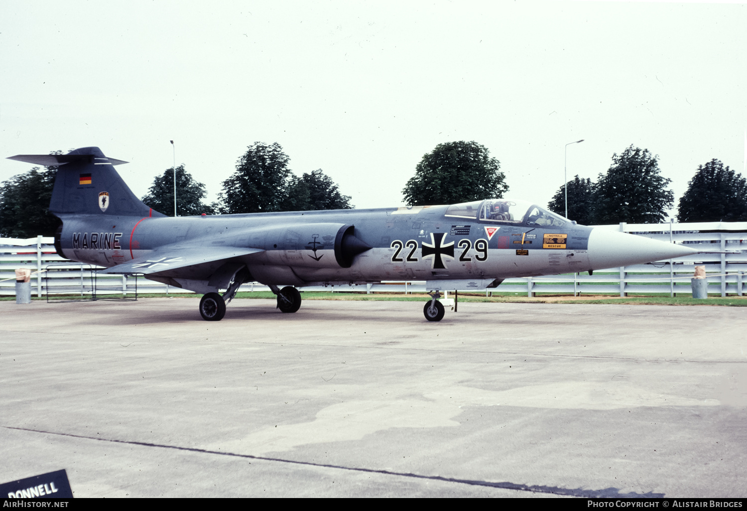 Aircraft Photo of 2229 | Lockheed F-104G Starfighter | Germany - Navy | AirHistory.net #364608