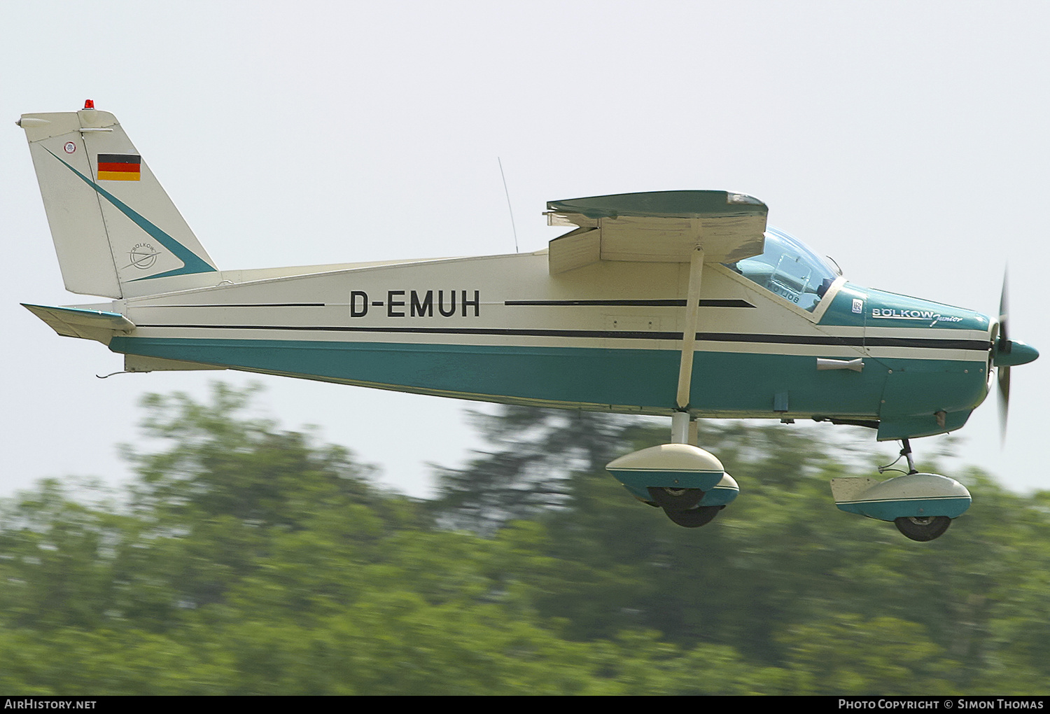 Aircraft Photo of D-EMUH | Bölkow Bo-208C Junior | AirHistory.net #364613