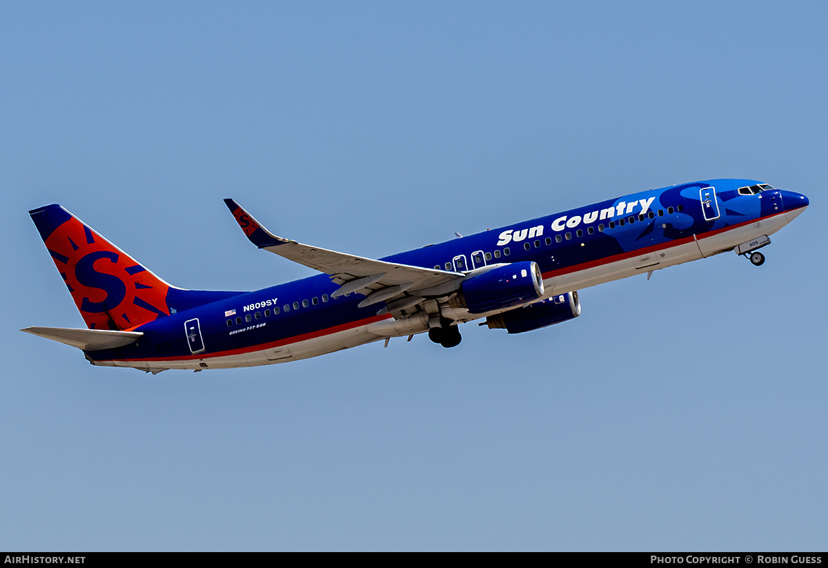 Aircraft Photo of N809SY | Boeing 737-8Q8 | Sun Country Airlines | AirHistory.net #364658