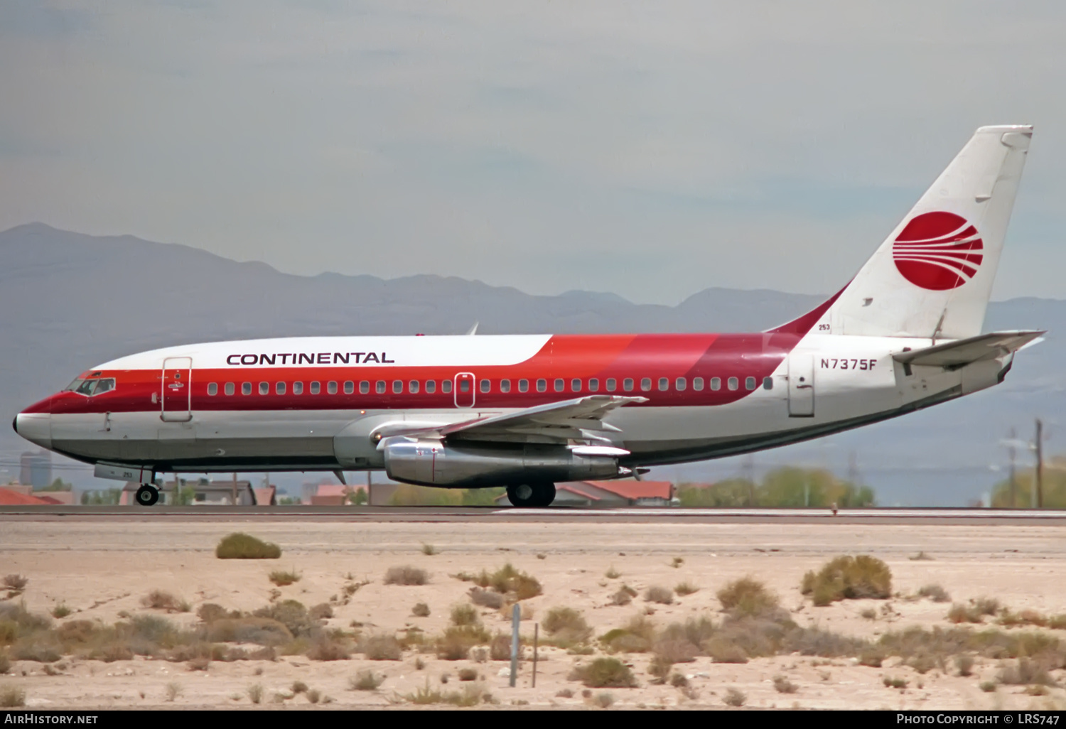 Aircraft Photo of N7375F | Boeing 737-291 | Continental Airlines | AirHistory.net #364671