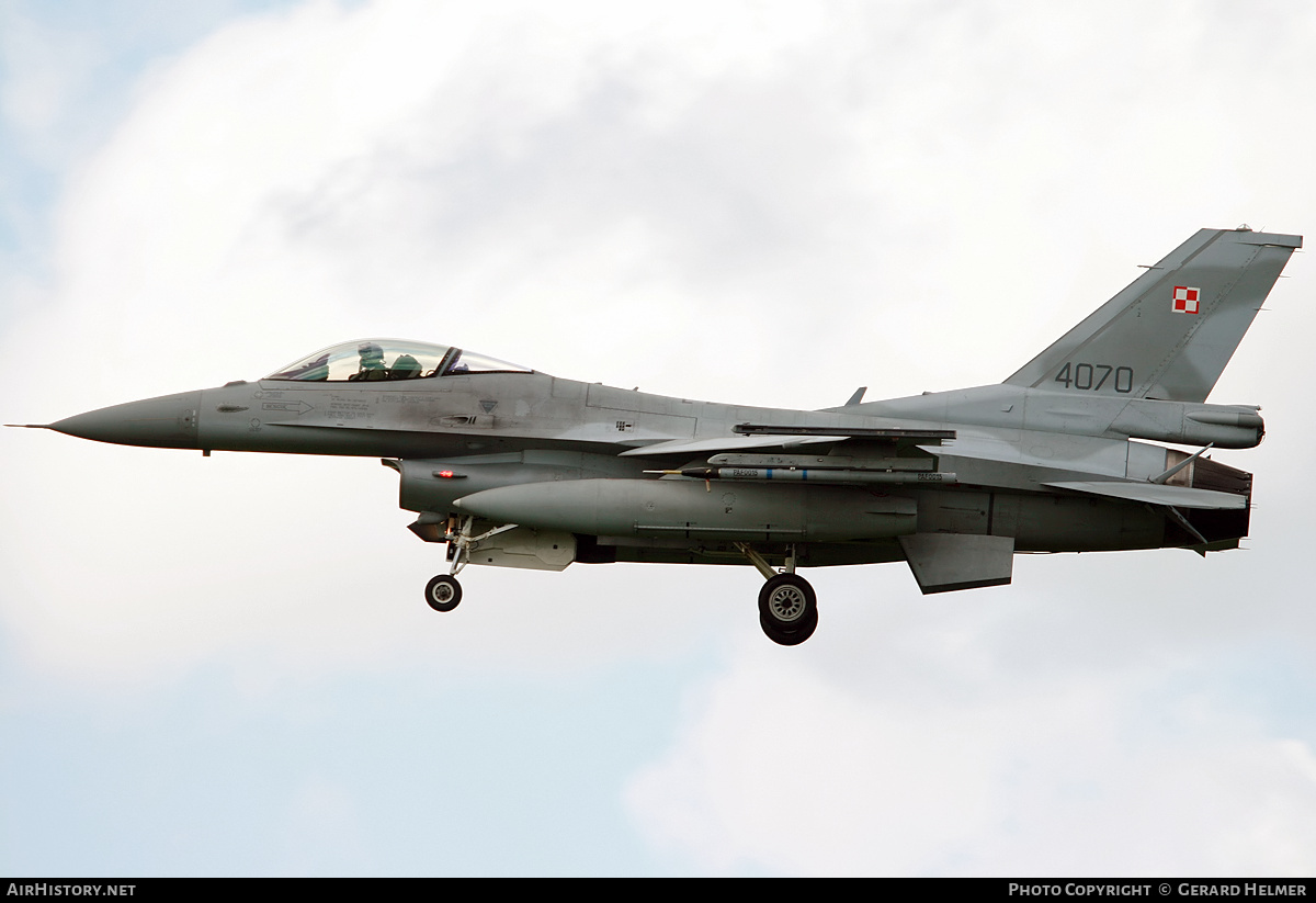Aircraft Photo of 4070 | Lockheed Martin F-16C Fighting Falcon | Poland - Air Force | AirHistory.net #364714