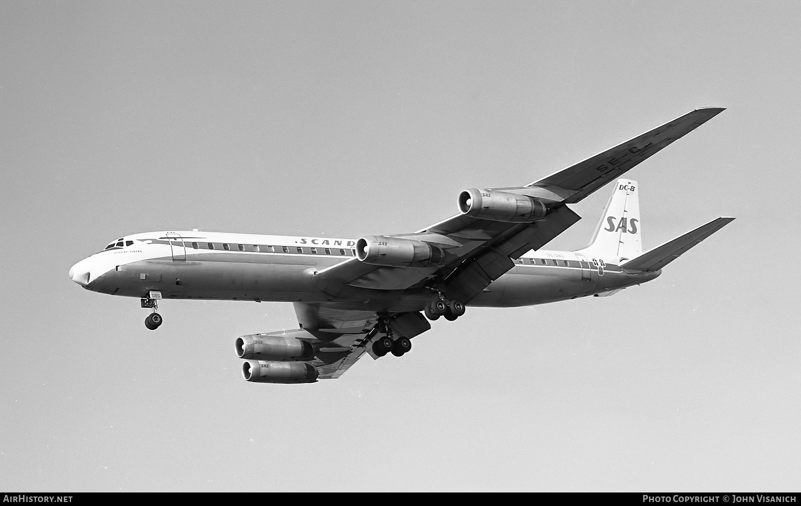 Aircraft Photo of SE-DBG | McDonnell Douglas DC-8-62 | Scandinavian Airlines - SAS | AirHistory.net #364718