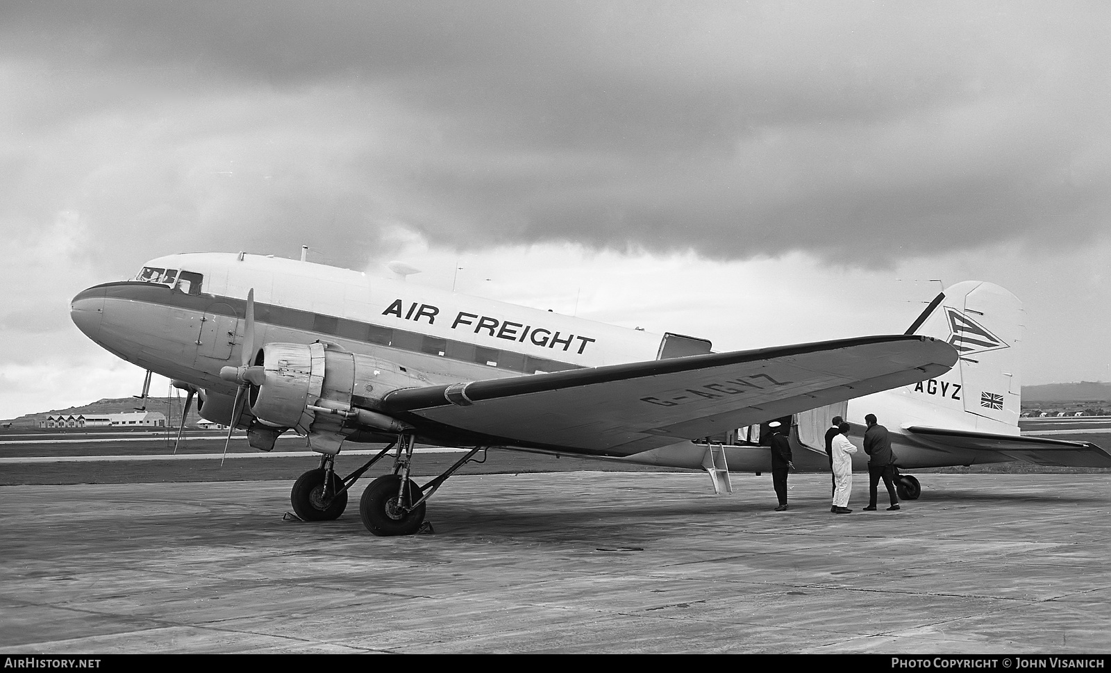 Aircraft Photo of G-AGYZ | Douglas C-47A Skytrain | Air Freight | AirHistory.net #364720