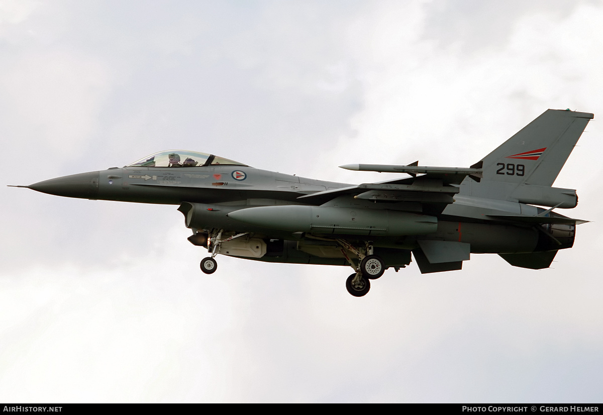 Aircraft Photo of 299 | General Dynamics F-16AM Fighting Falcon | Norway - Air Force | AirHistory.net #364728