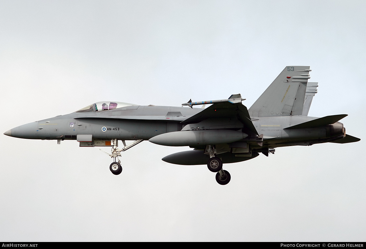 Aircraft Photo of HN-453 | McDonnell Douglas F/A-18C Hornet | Finland - Air Force | AirHistory.net #364745