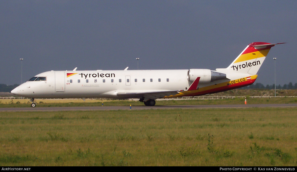 Aircraft Photo of OE-LCQ | Bombardier CRJ-200ER (CL-600-2B19) | Tyrolean Airways | AirHistory.net #364760