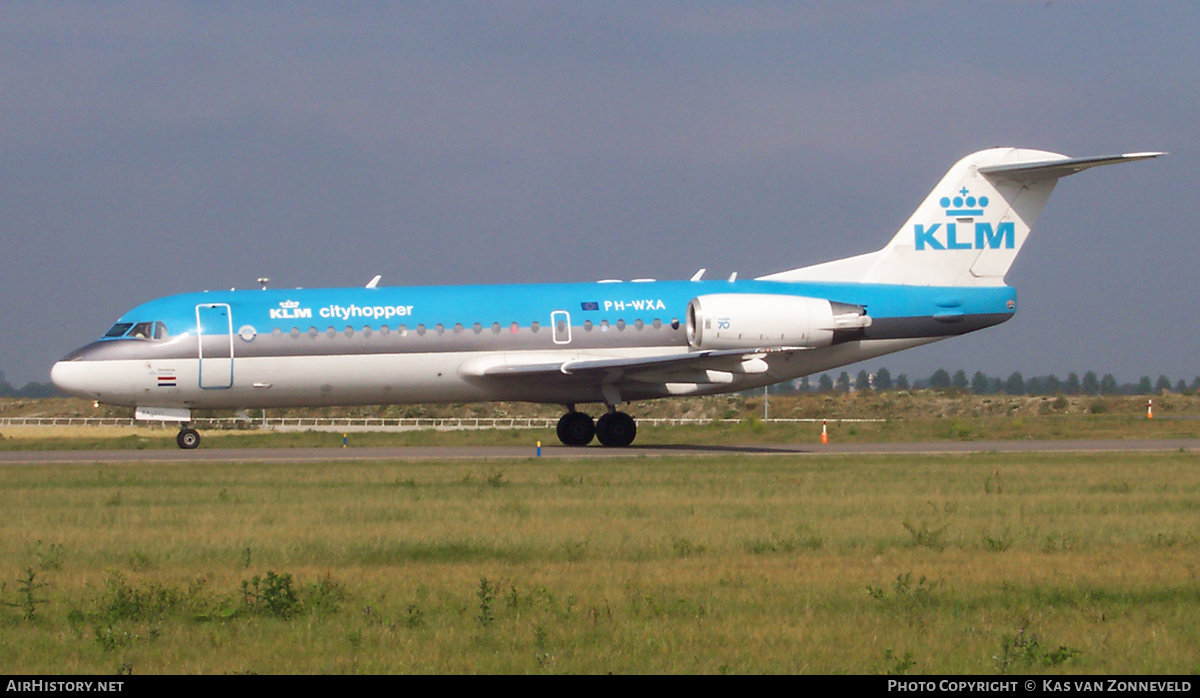 Aircraft Photo of PH-WXA | Fokker 70 (F28-0070) | KLM Cityhopper | AirHistory.net #364762