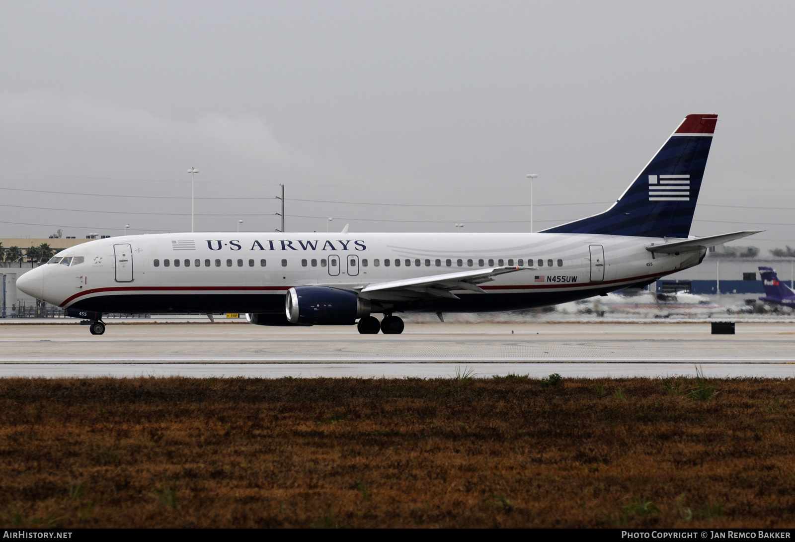 Aircraft Photo of N455UW | Boeing 737-4B7 | US Airways | AirHistory.net #364777