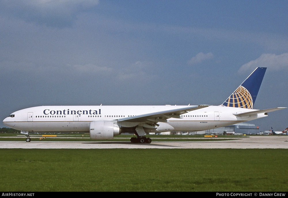 Aircraft Photo of N78008 | Boeing 777-224/ER | Continental Airlines | AirHistory.net #364809