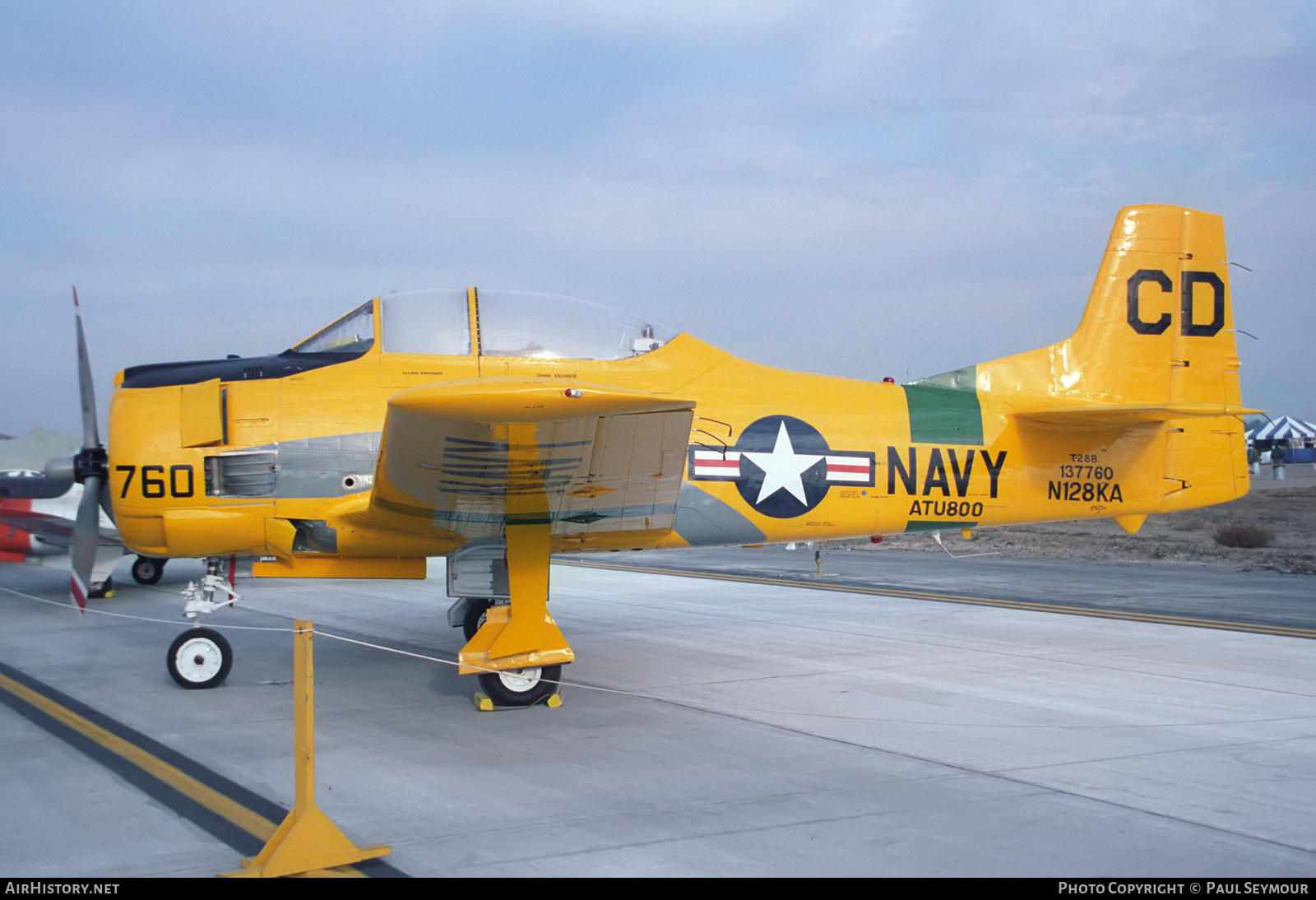 Aircraft Photo of N128KA / 137760 | North American T-28B Trojan | USA - Navy | AirHistory.net #364811