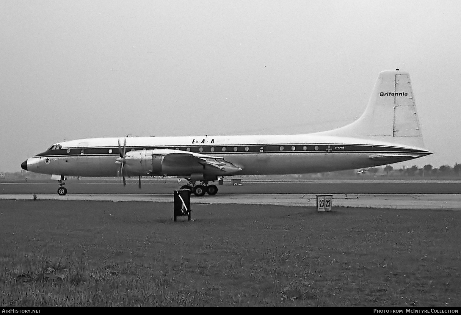 Aircraft Photo of G-APNB | Bristol 175 Britannia 317 | East African Airways | AirHistory.net #364815