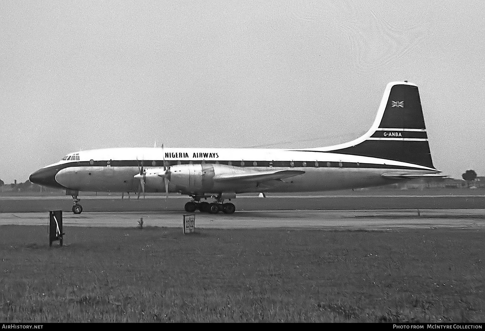Aircraft Photo of G-ANBA | Bristol 175 Britannia 102 | Nigeria Airways | AirHistory.net #364818