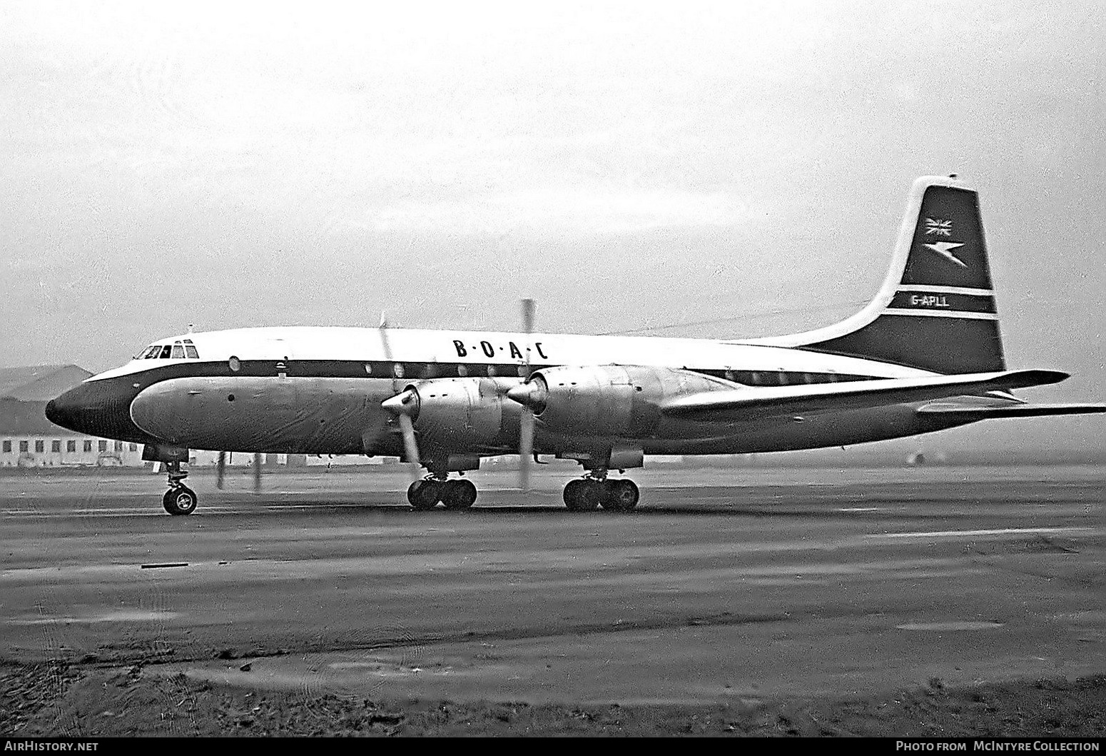 Aircraft Photo of G-APLL | Bristol 175 Britannia 102 | BOAC - British Overseas Airways Corporation | AirHistory.net #364819