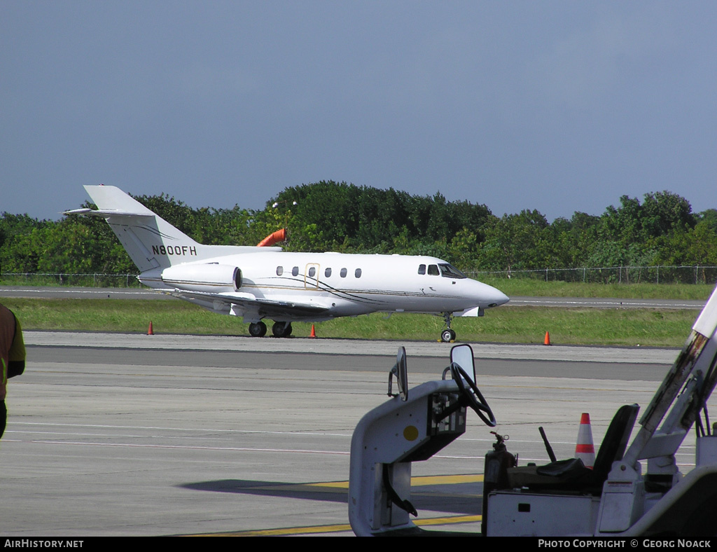 Aircraft Photo of N800FH | British Aerospace BAe-125-800A | AirHistory.net #364832