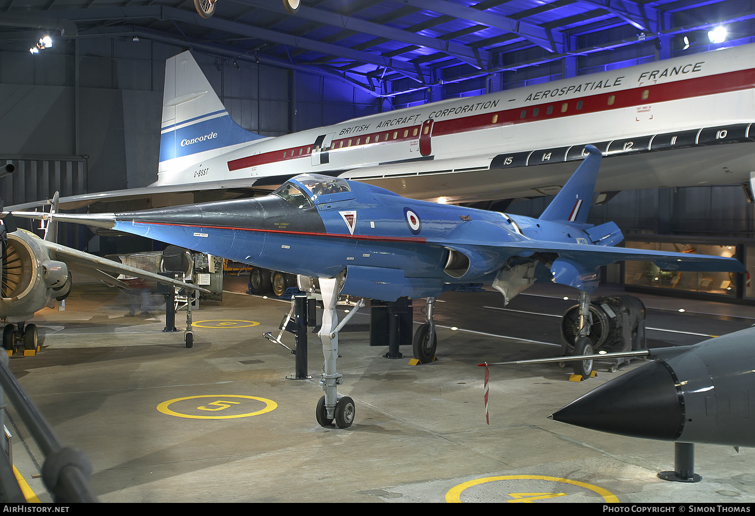 Aircraft Photo of WG774 | BAC 221 | UK - Air Force | AirHistory.net #364834