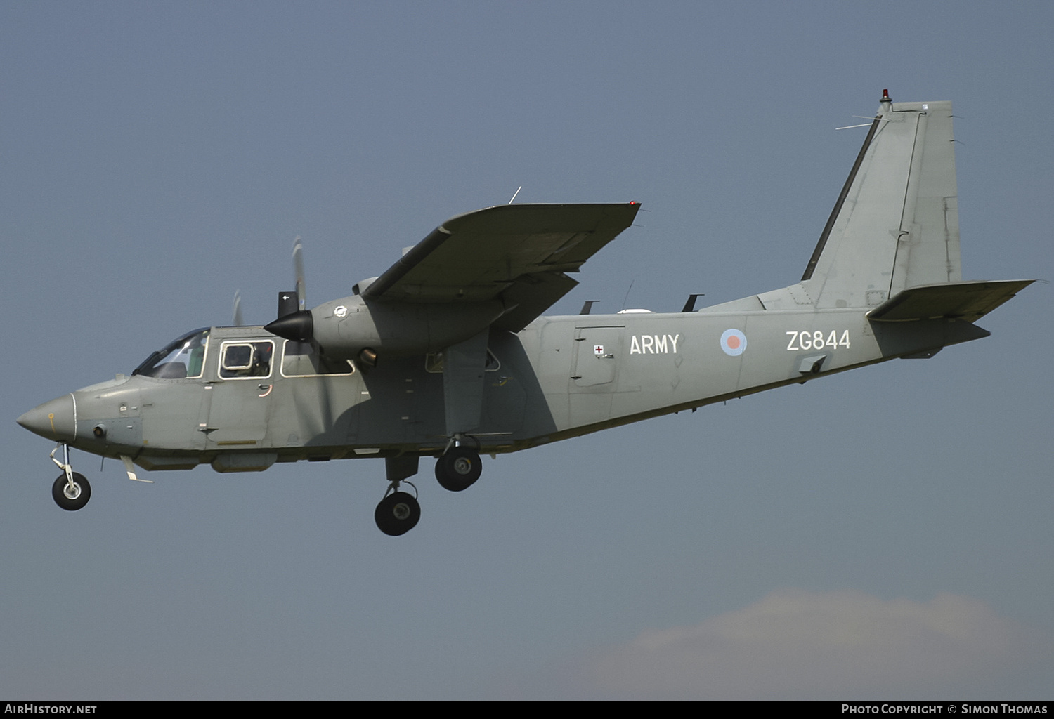 Aircraft Photo of ZG844 | Pilatus Britten-Norman BN-2T Islander AL1 | UK - Army | AirHistory.net #364836