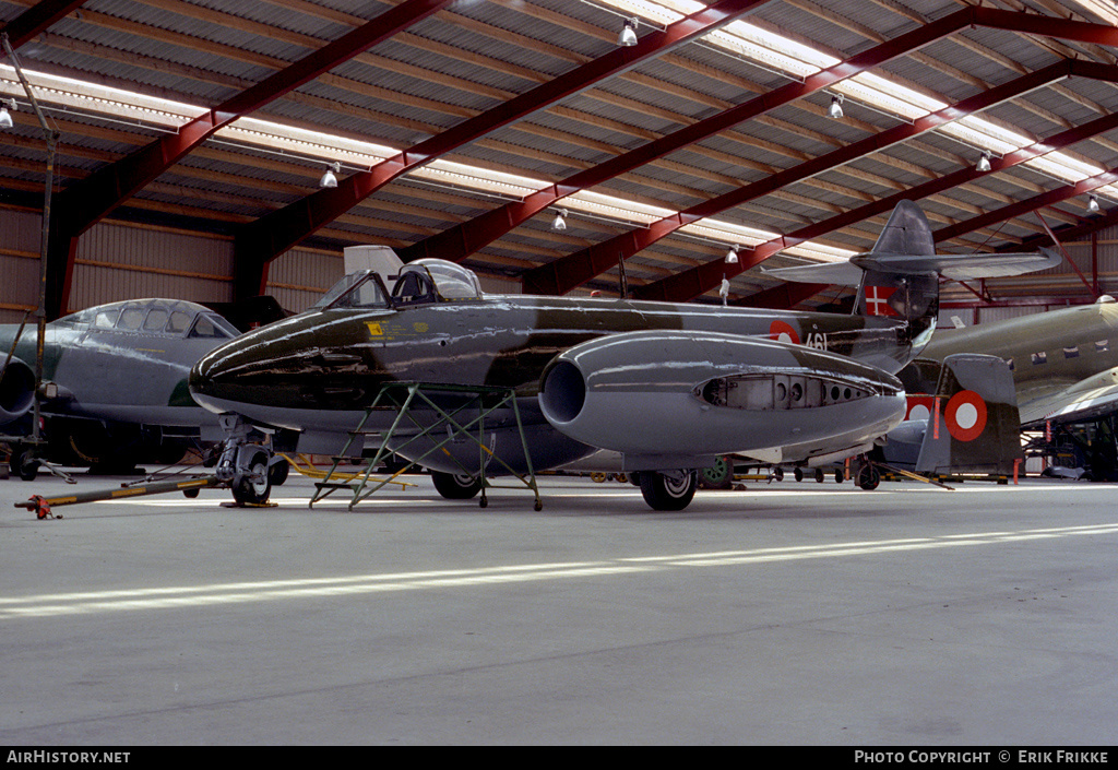 Aircraft Photo of 43-461 | Gloster Meteor F4 | Denmark - Air Force | AirHistory.net #364855