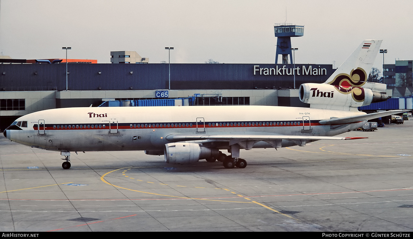 Aircraft Photo of PH-DTK | McDonnell Douglas DC-10-30 | Thai Airways International | AirHistory.net #364866
