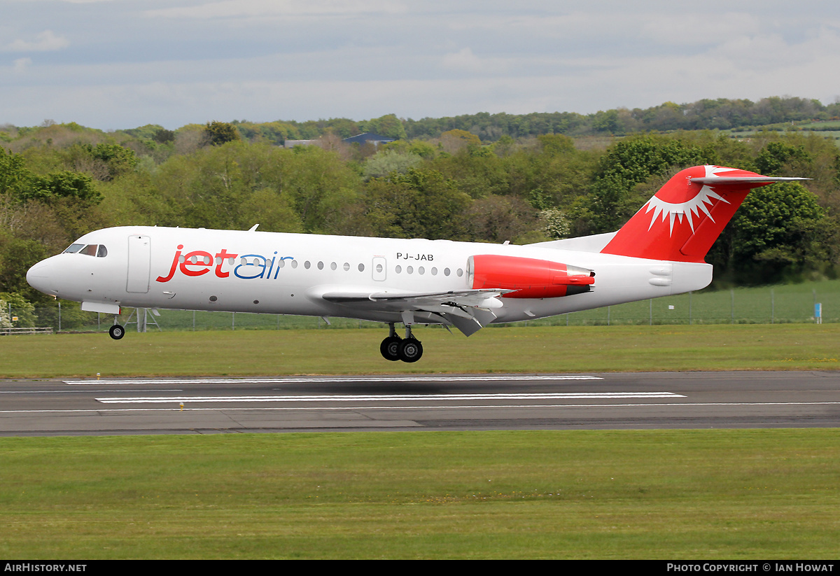 Aircraft Photo of PJ-JAB | Fokker 70 (F28-0070) | Jetair Caribbean | AirHistory.net #364867
