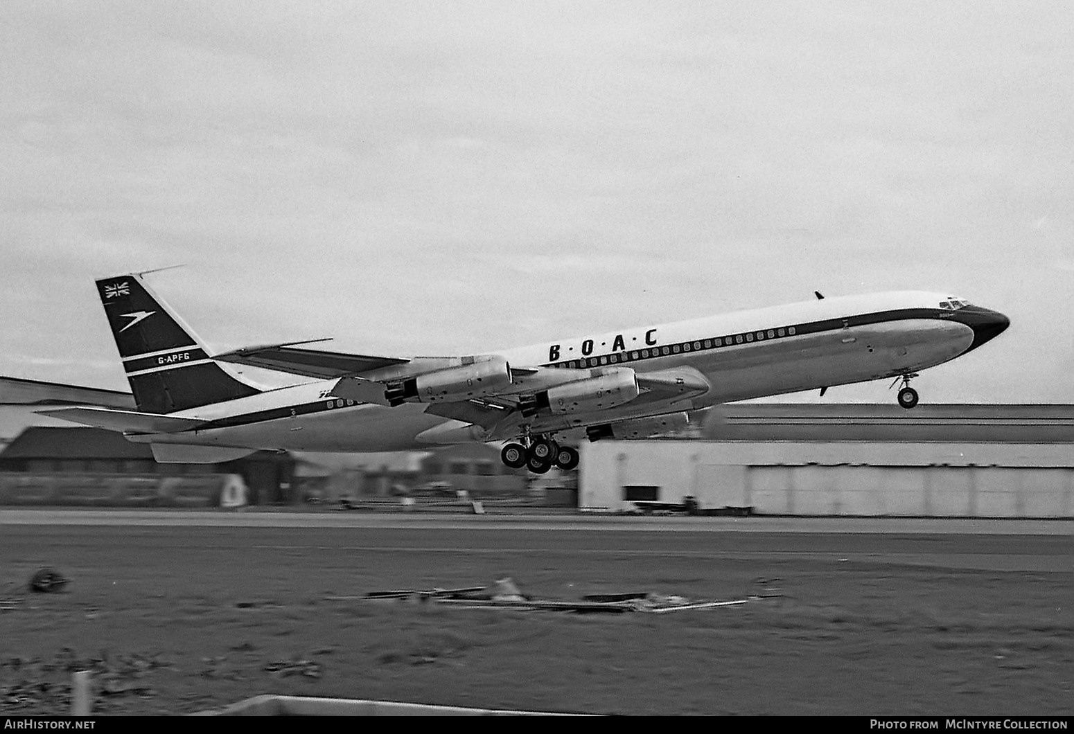 Aircraft Photo of G-APFG | Boeing 707-436 | BOAC - British Overseas Airways Corporation | AirHistory.net #364931