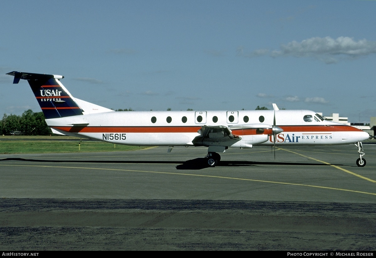 Aircraft Photo of N15615 | Beech 1900C-1 | USAir Express | AirHistory.net #364934