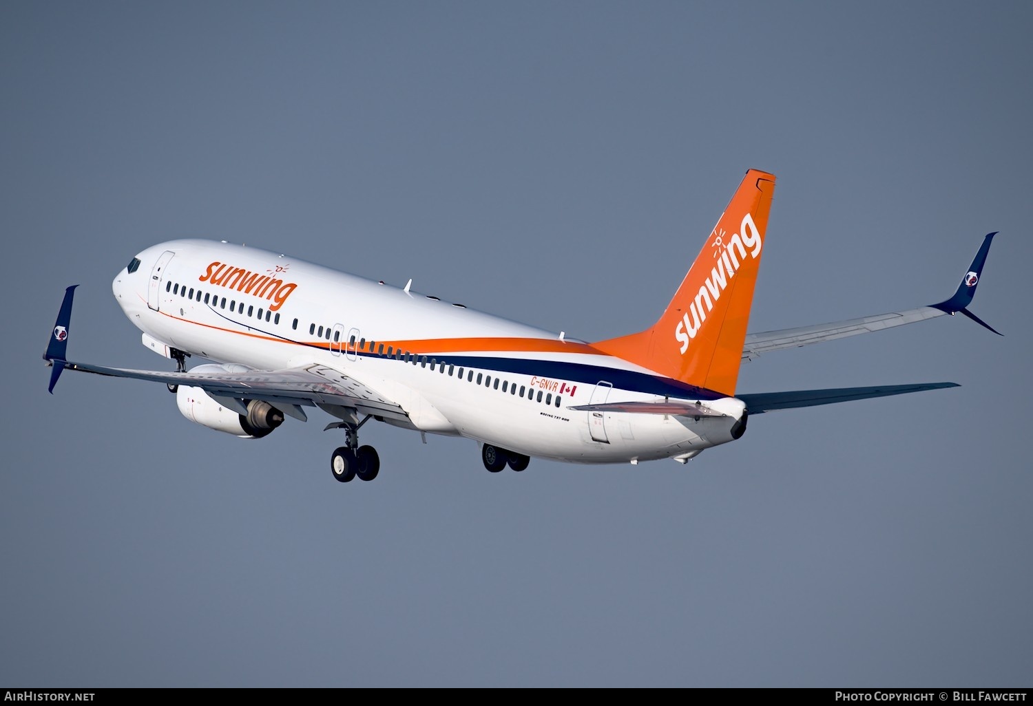 Aircraft Photo of C-GNVR | Boeing 737-86N | Sunwing Airlines | AirHistory.net #364940