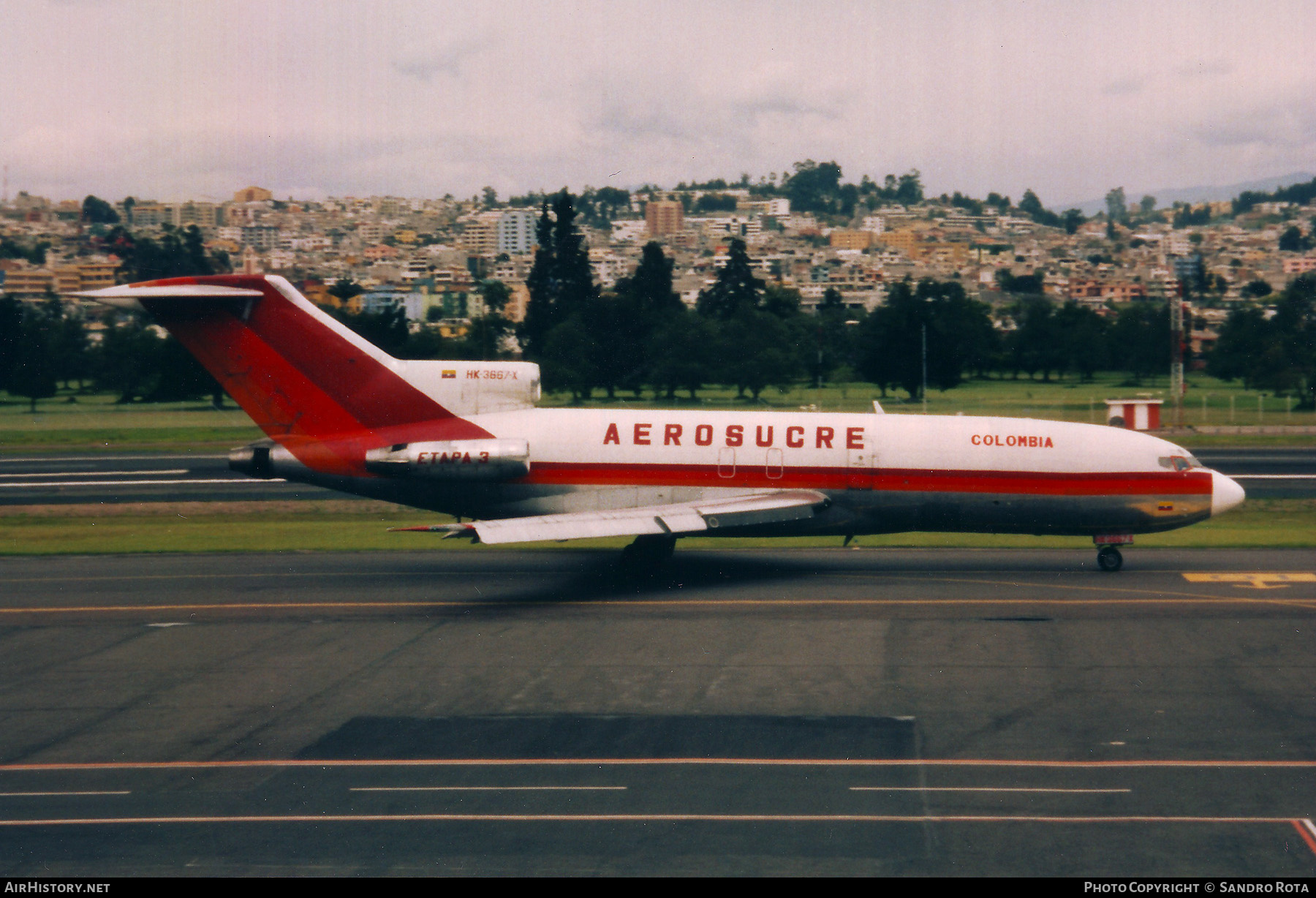 Aircraft Photo of HK-3667-X | Boeing 727-23(F) | Aerosucre | AirHistory.net #364942