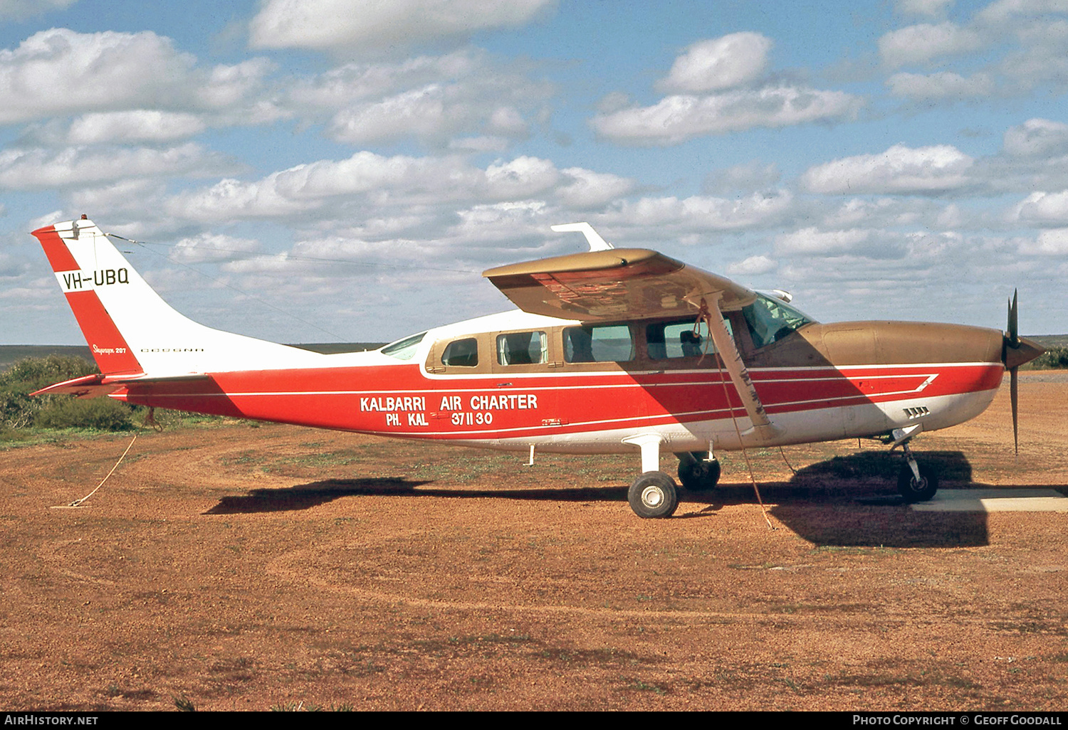 Aircraft Photo of VH-UBQ | Cessna 207 Skywagon 207 | Kalbarri Air Charter | AirHistory.net #364946