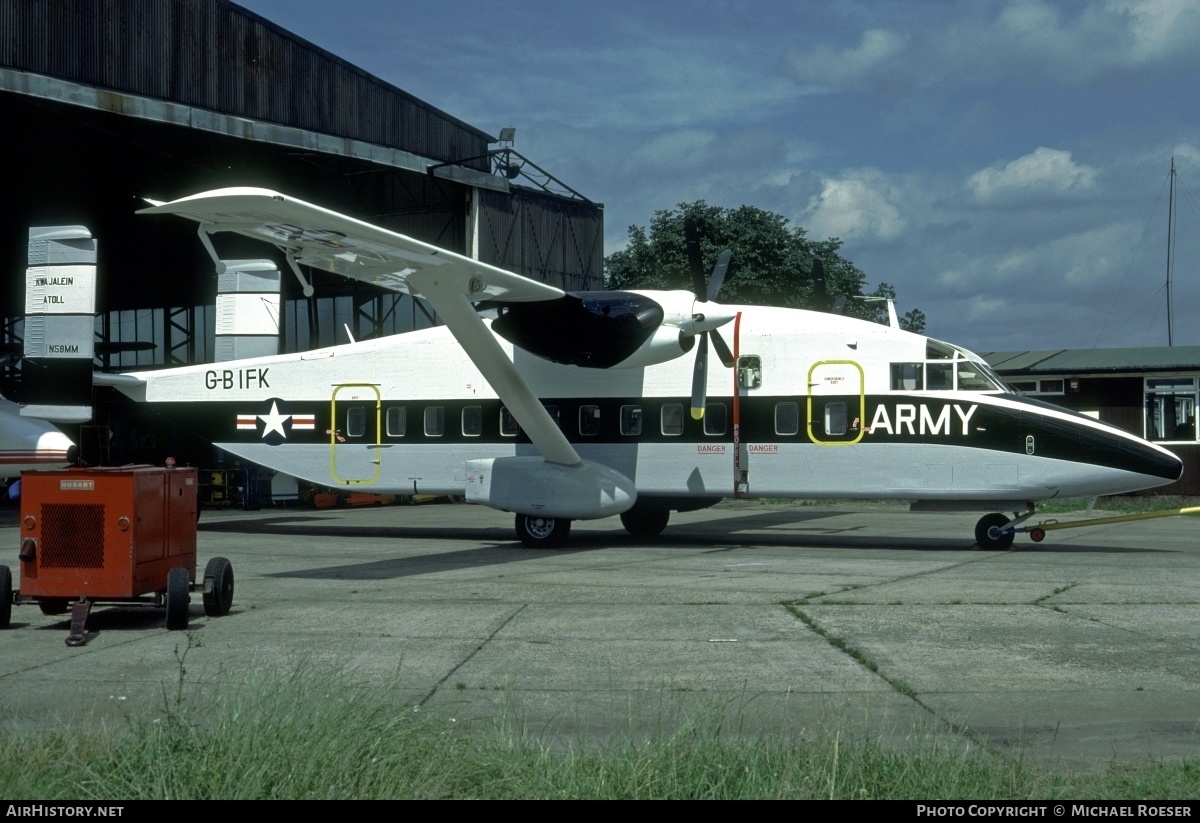 Aircraft Photo of G-BIFK / N58MM | Short 330-100 | USA - Army | AirHistory.net #364953