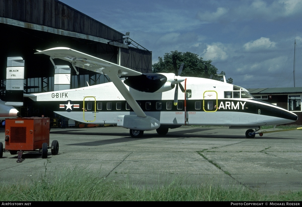 Aircraft Photo of G-BIFK / N58MM | Short 330-100 | USA - Army | AirHistory.net #364953