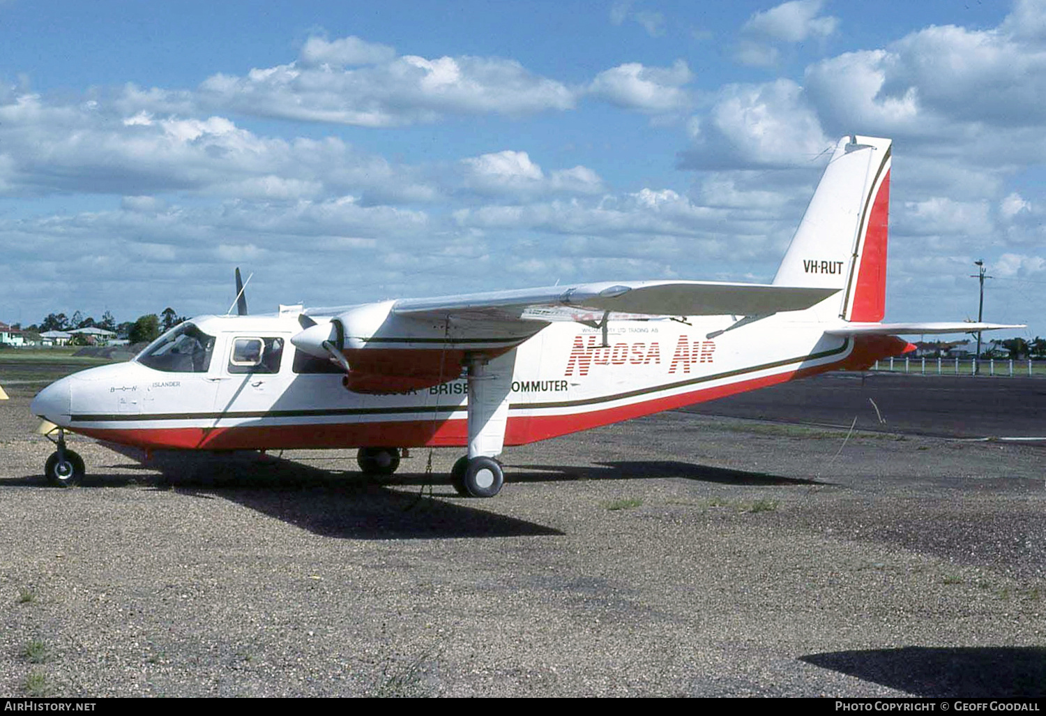 Aircraft Photo of VH-RUT | Britten-Norman BN-2A Islander | Noosa Air | AirHistory.net #364962