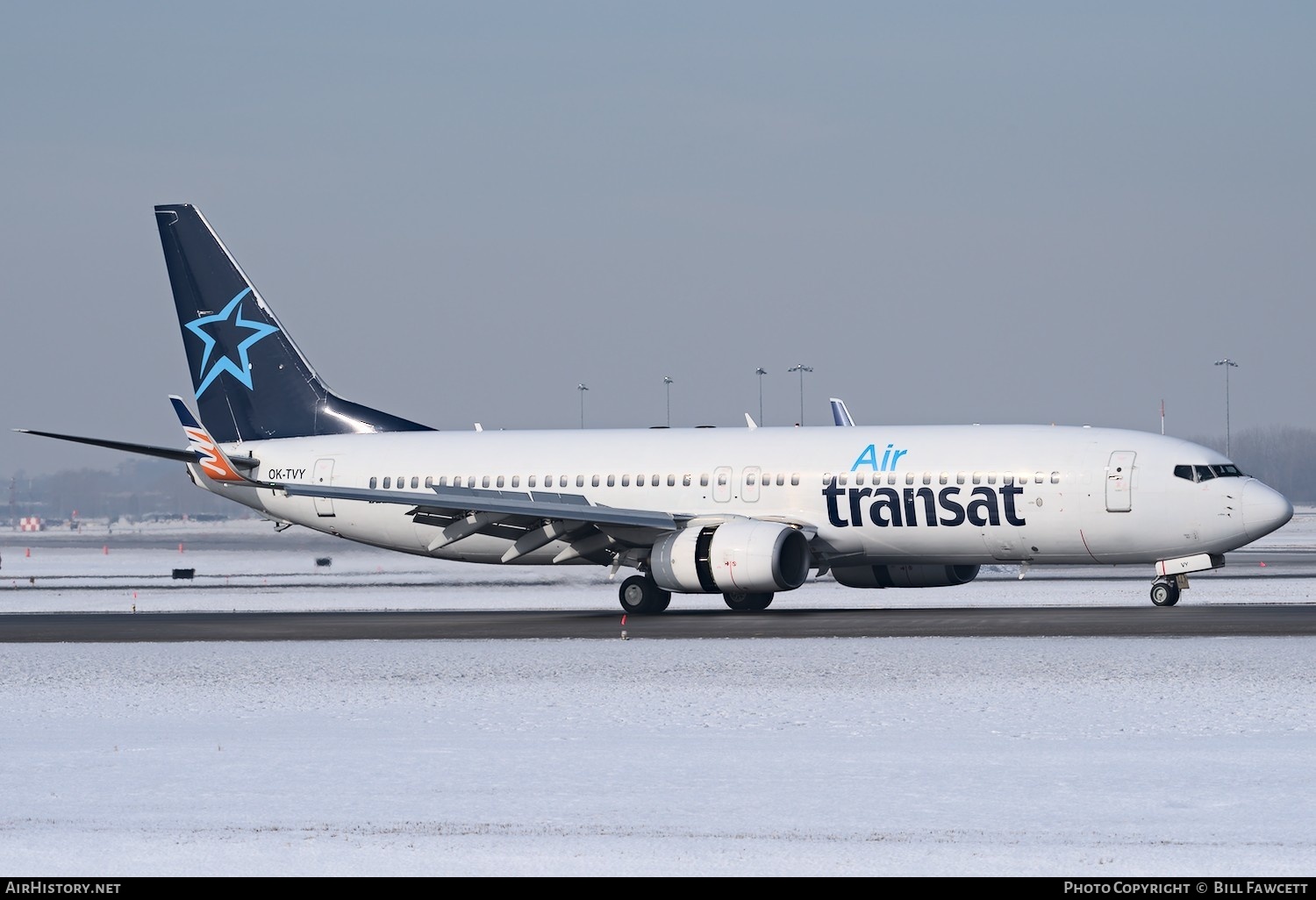 Aircraft Photo of OK-TVY | Boeing 737-8Q8 | Air Transat | AirHistory.net #364965