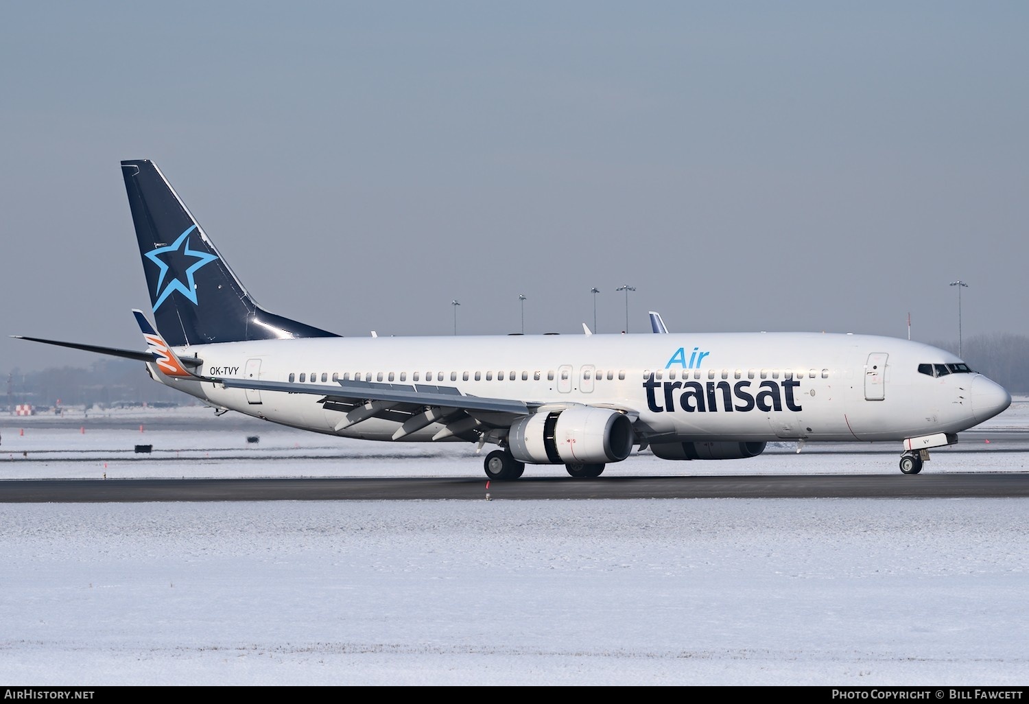 Aircraft Photo of OK-TVY | Boeing 737-8Q8 | Air Transat | AirHistory.net #364965