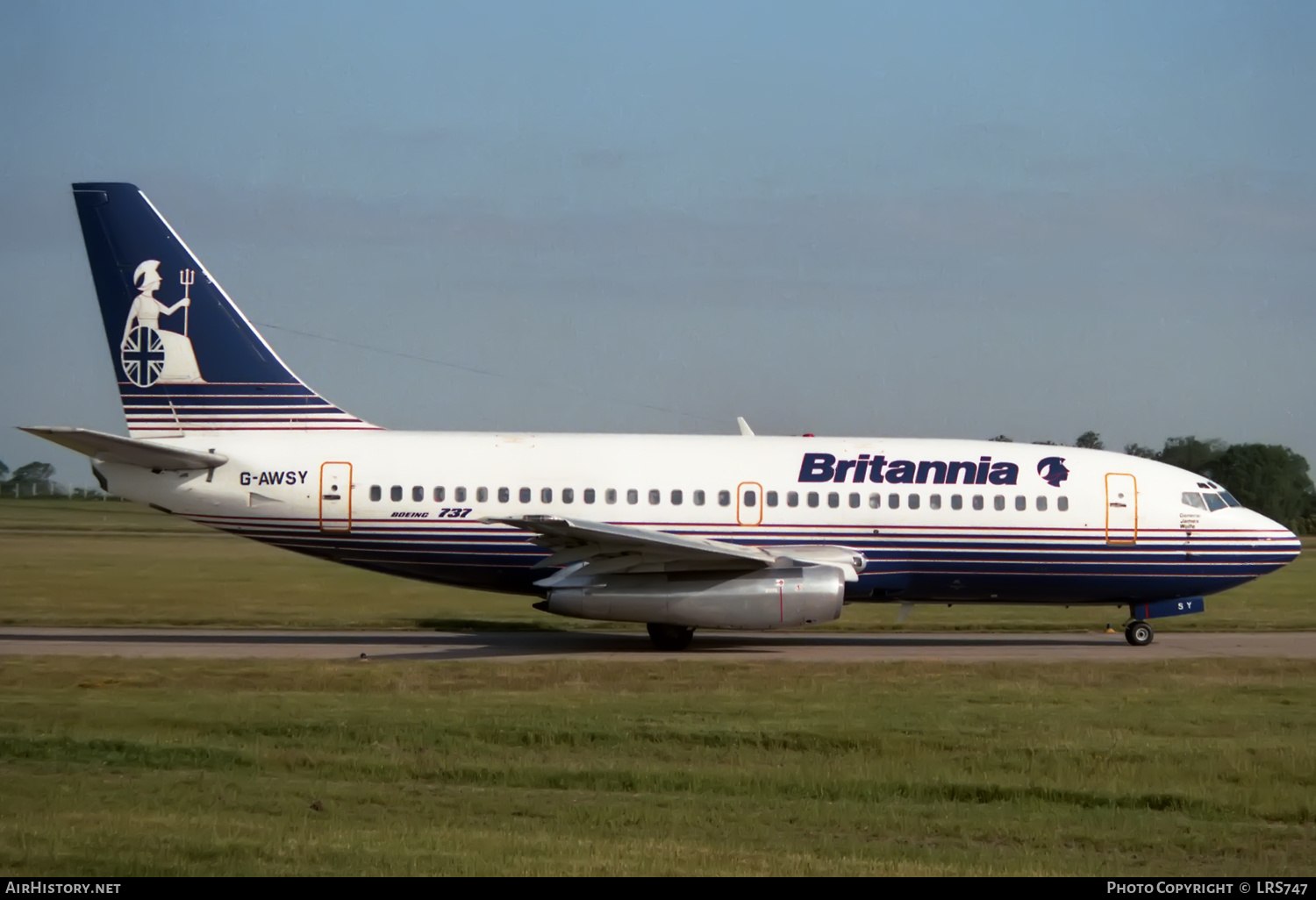 Aircraft Photo of G-AWSY | Boeing 737-204 | Britannia Airways | AirHistory.net #364976
