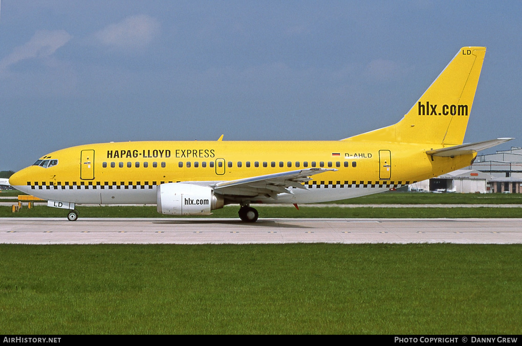 Aircraft Photo of D-AHLD | Boeing 737-5K5 | Hapag-Lloyd Express | AirHistory.net #364990