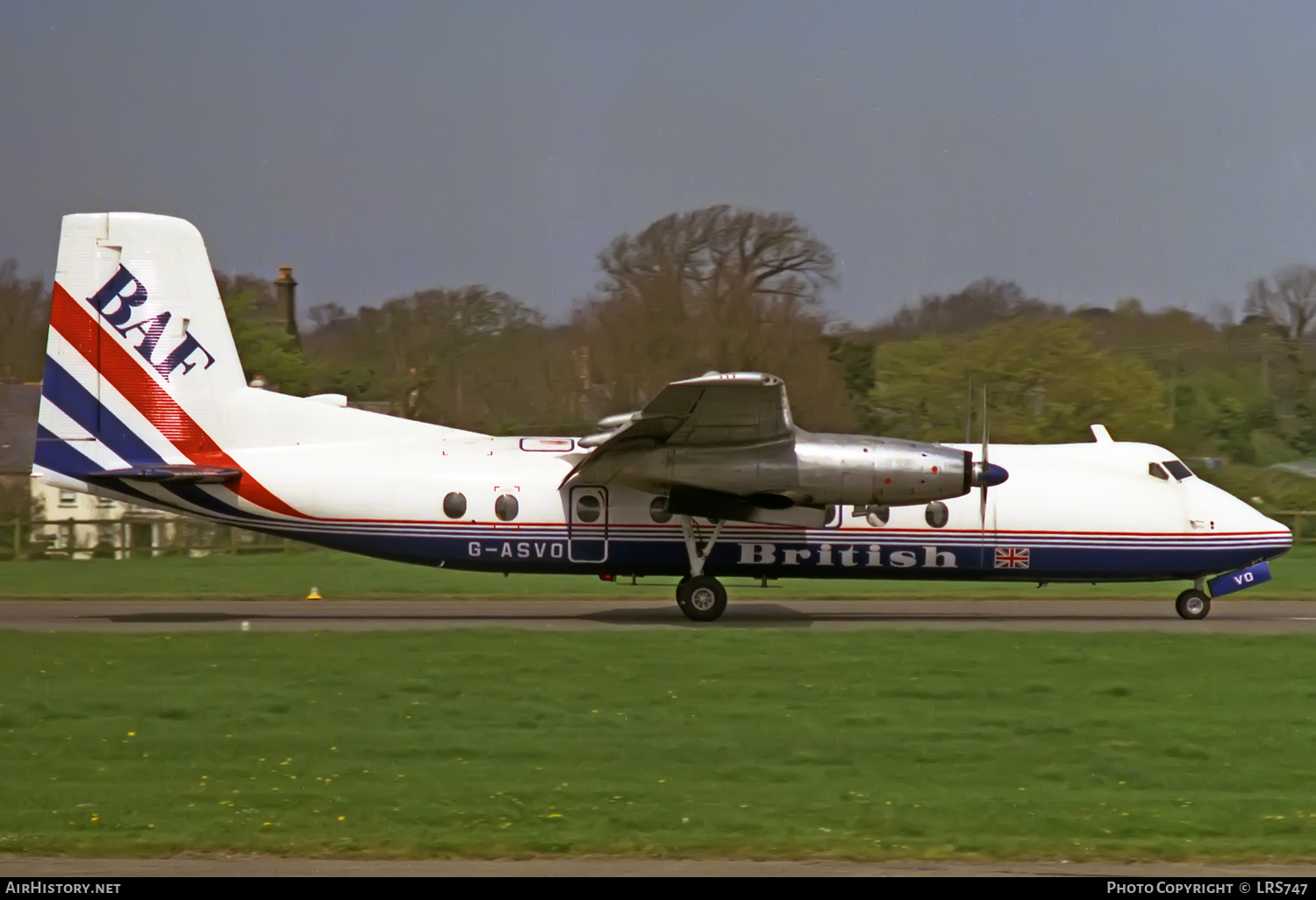 Aircraft Photo of G-ASVO | Handley Page HPR-7 Herald 214 | British Air Ferries - BAF | AirHistory.net #364997