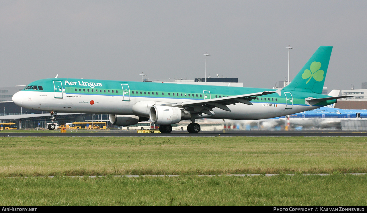 Aircraft Photo of EI-CPD | Airbus A321-211 | Aer Lingus | AirHistory.net #365005