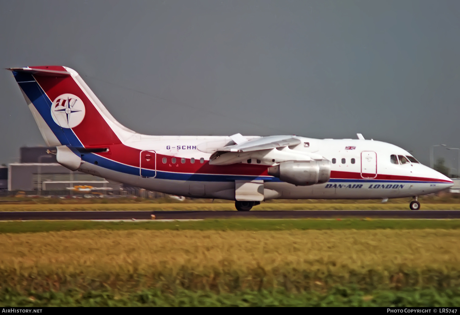 Aircraft Photo of G-SCHH | British Aerospace BAe-146-100 | Dan-Air London | AirHistory.net #365022