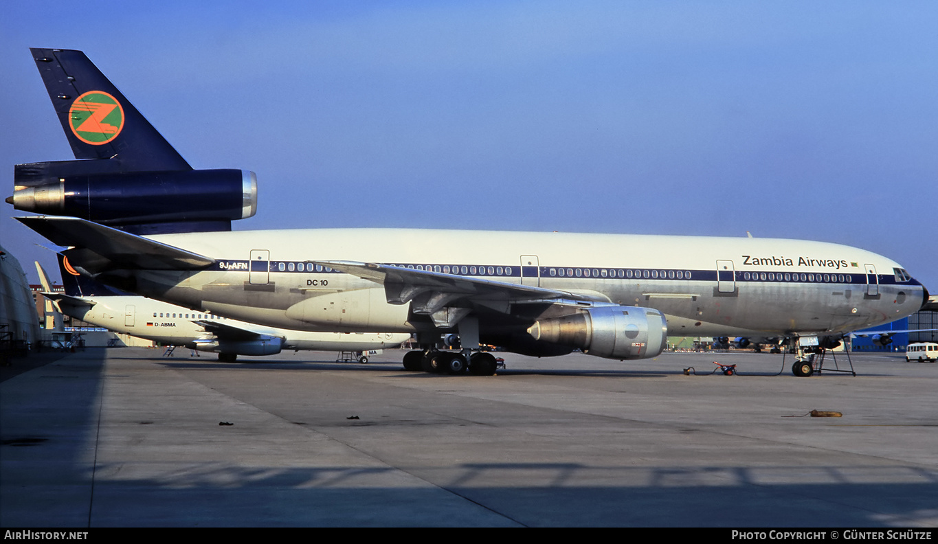 Aircraft Photo of 9J-AFN | McDonnell Douglas DC-10-30 | Zambia Airways | AirHistory.net #365050