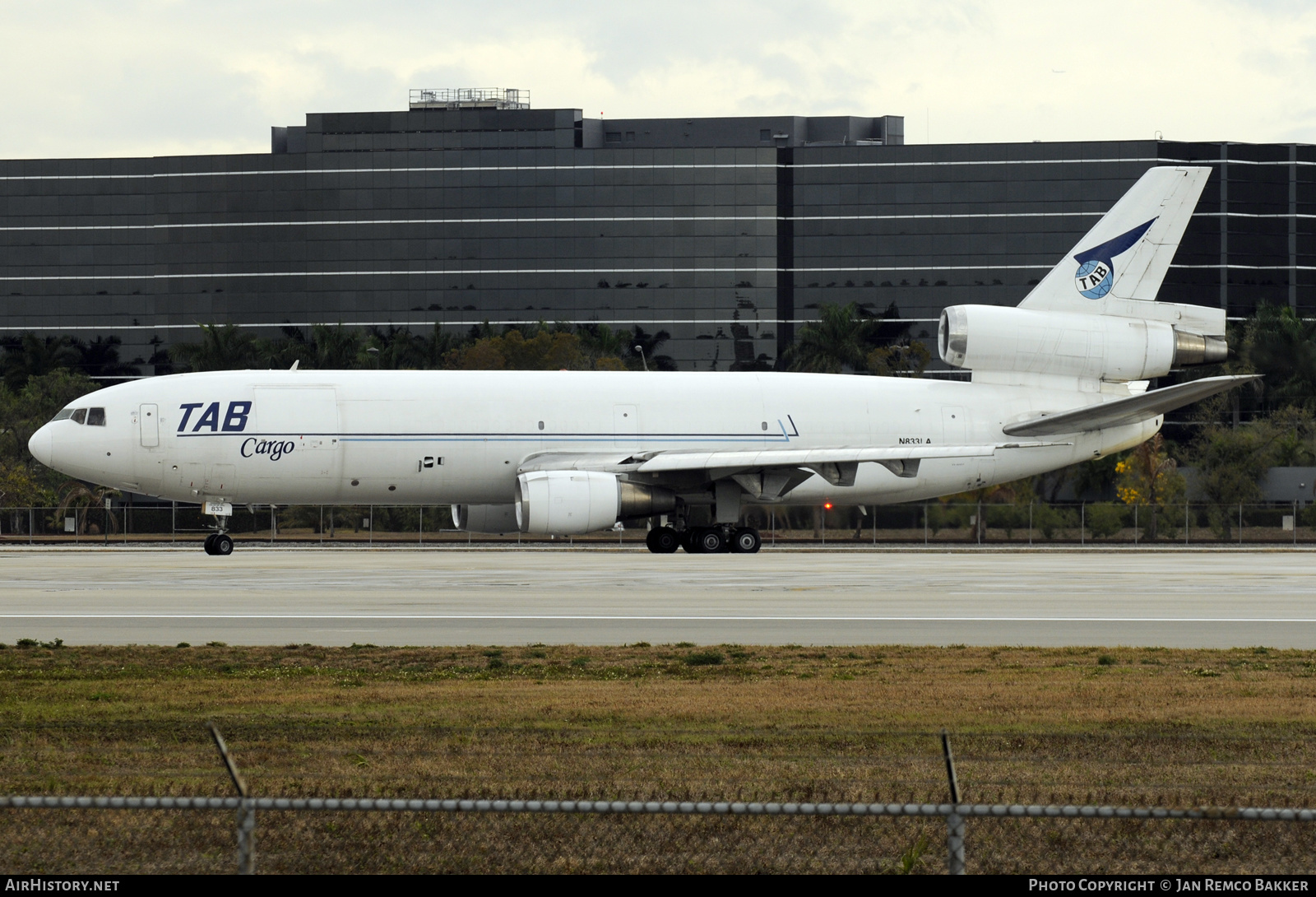 Aircraft Photo of N833LA | McDonnell Douglas DC-10-30(F) | TAB Cargo - Transportes Aereos Bolivianos | AirHistory.net #365060