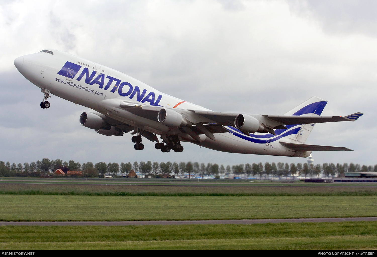 Aircraft Photo of N756CA | Boeing 747-412(BCF) | National Airlines | AirHistory.net #365068