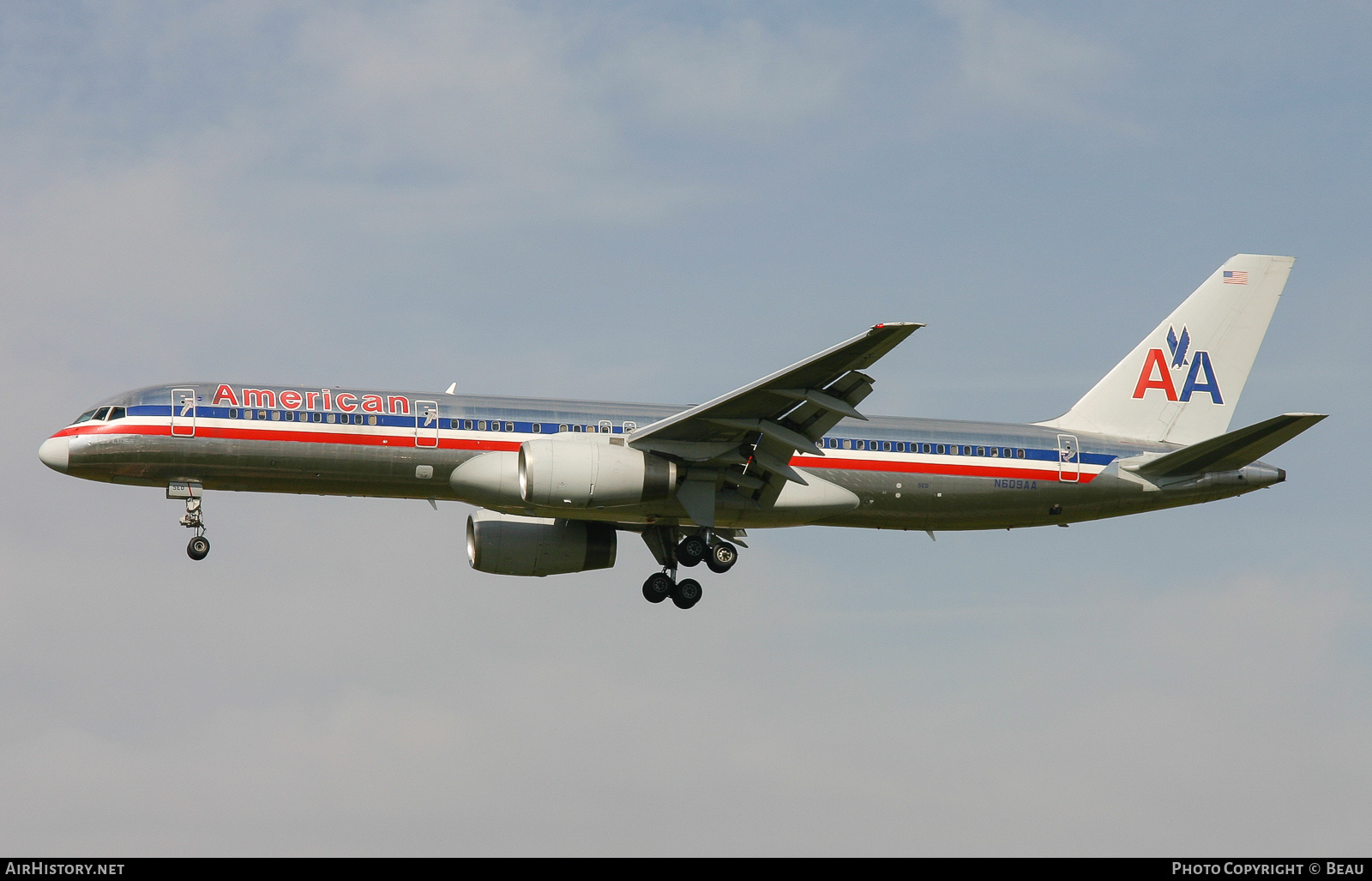 Aircraft Photo of N609AA | Boeing 757-223 | American Airlines | AirHistory.net #365071