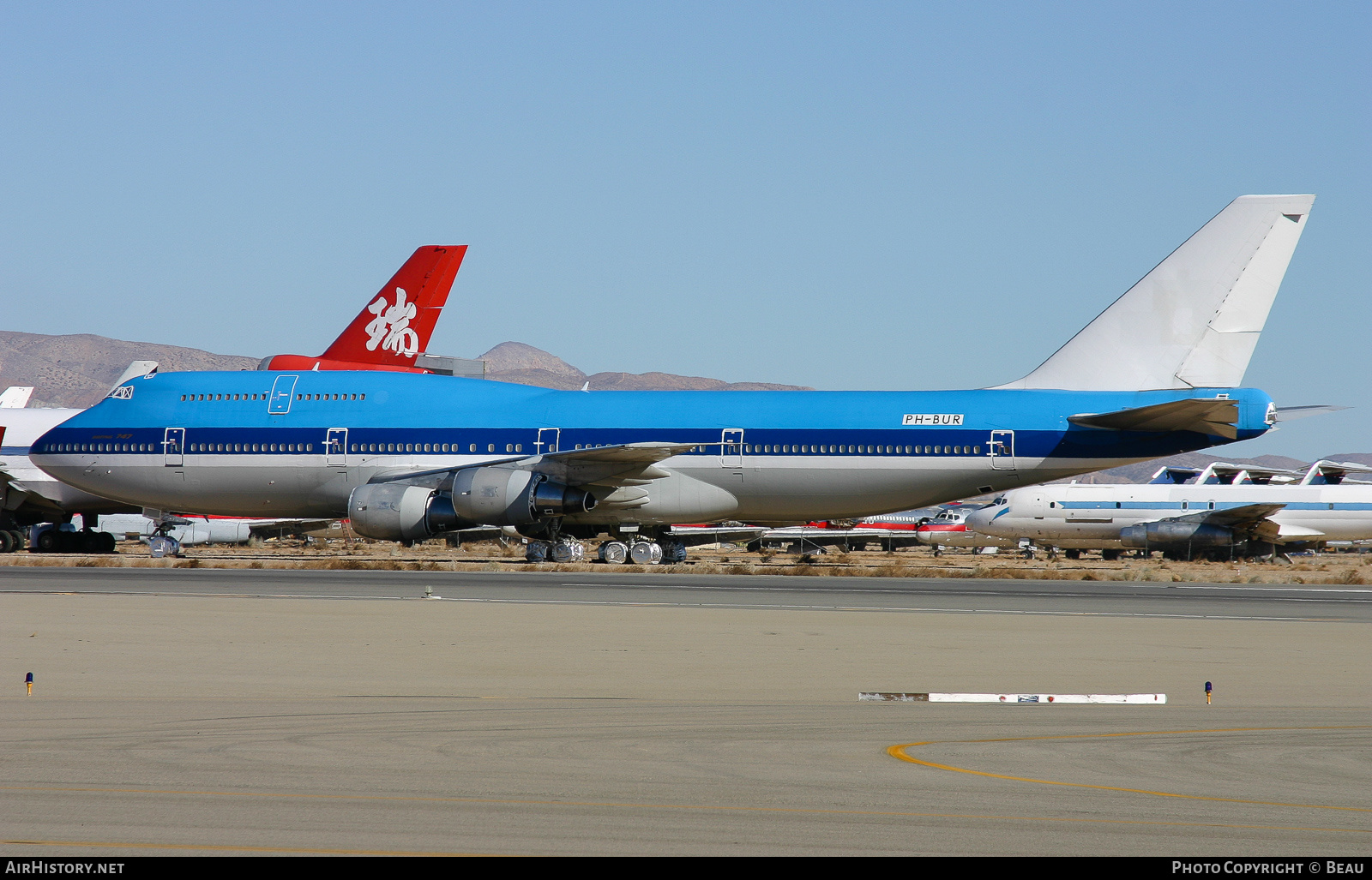 Aircraft Photo of PH-BUR | Boeing 747-206B(SUD) | KLM - Royal Dutch Airlines | AirHistory.net #365085