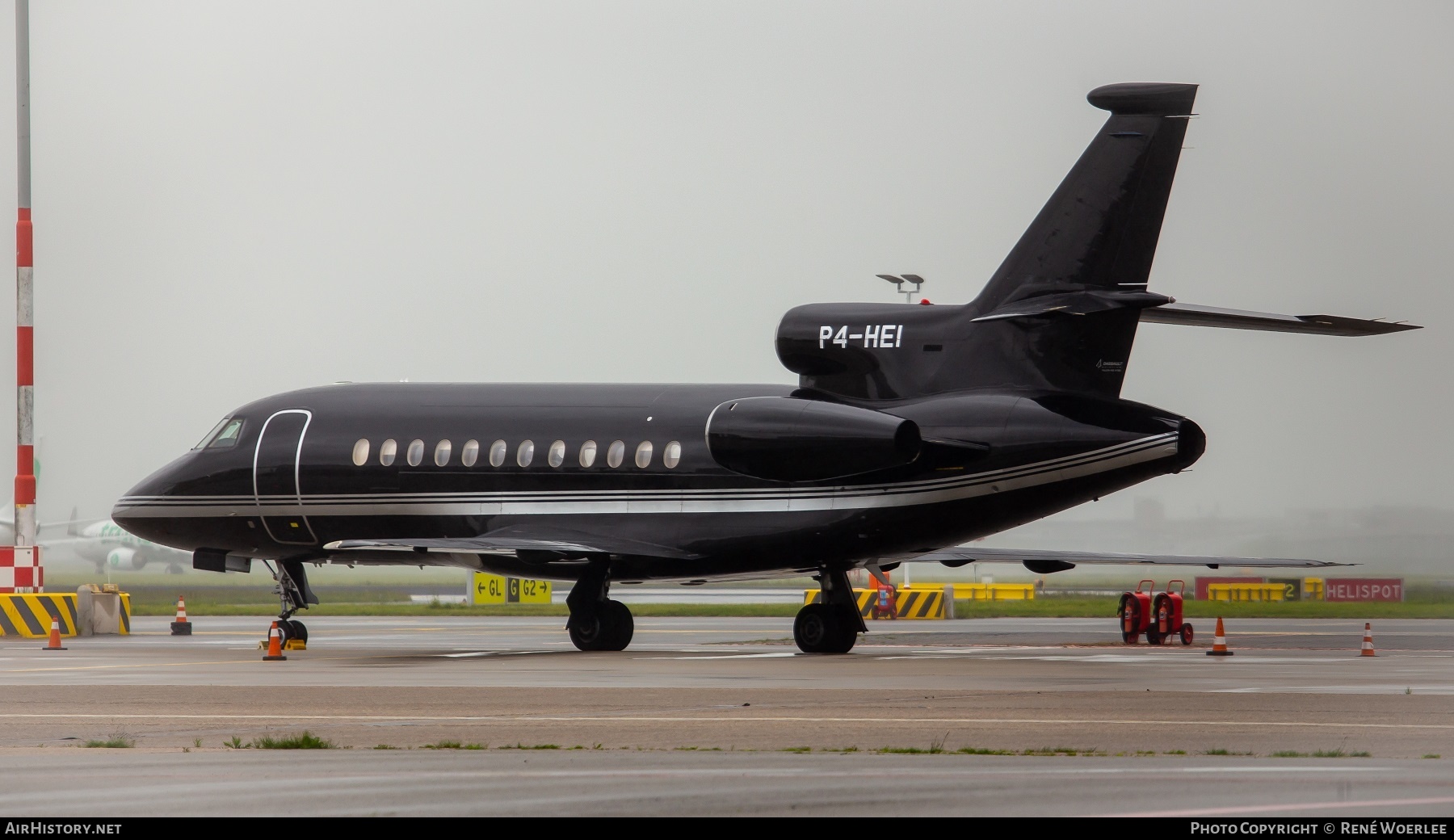 Aircraft Photo of P4-HEI | Dassault Falcon 900B | AirHistory.net #365107