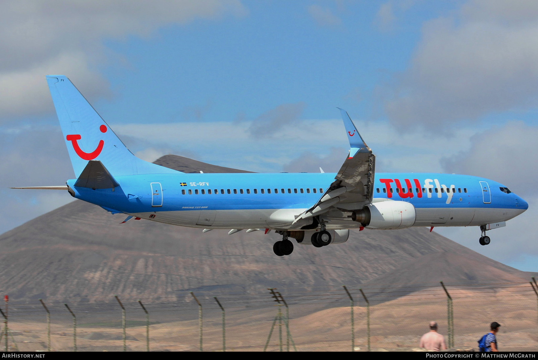 Aircraft Photo of SE-RFV | Boeing 737-86N | TUIfly Nordic | AirHistory.net #365130