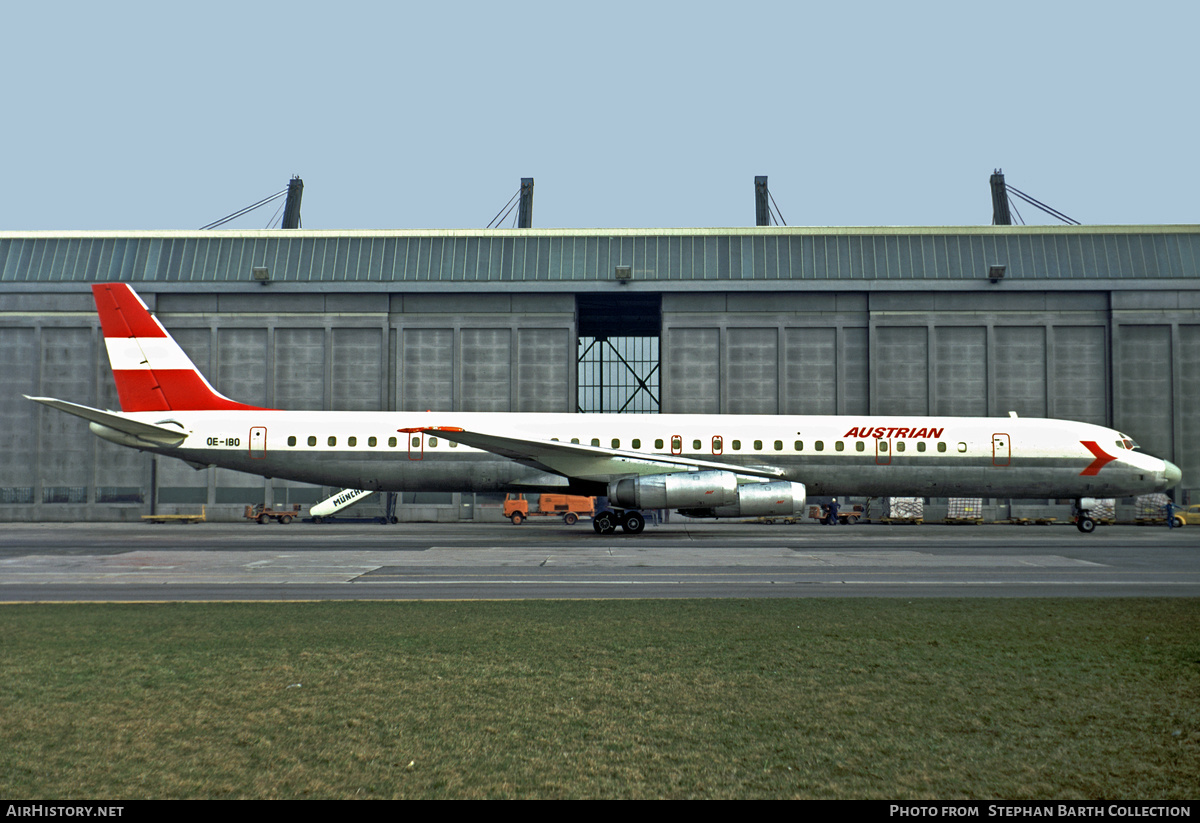 Aircraft Photo of OE-IBO | McDonnell Douglas DC-8-63CF | Austrian Airlines | AirHistory.net #365131