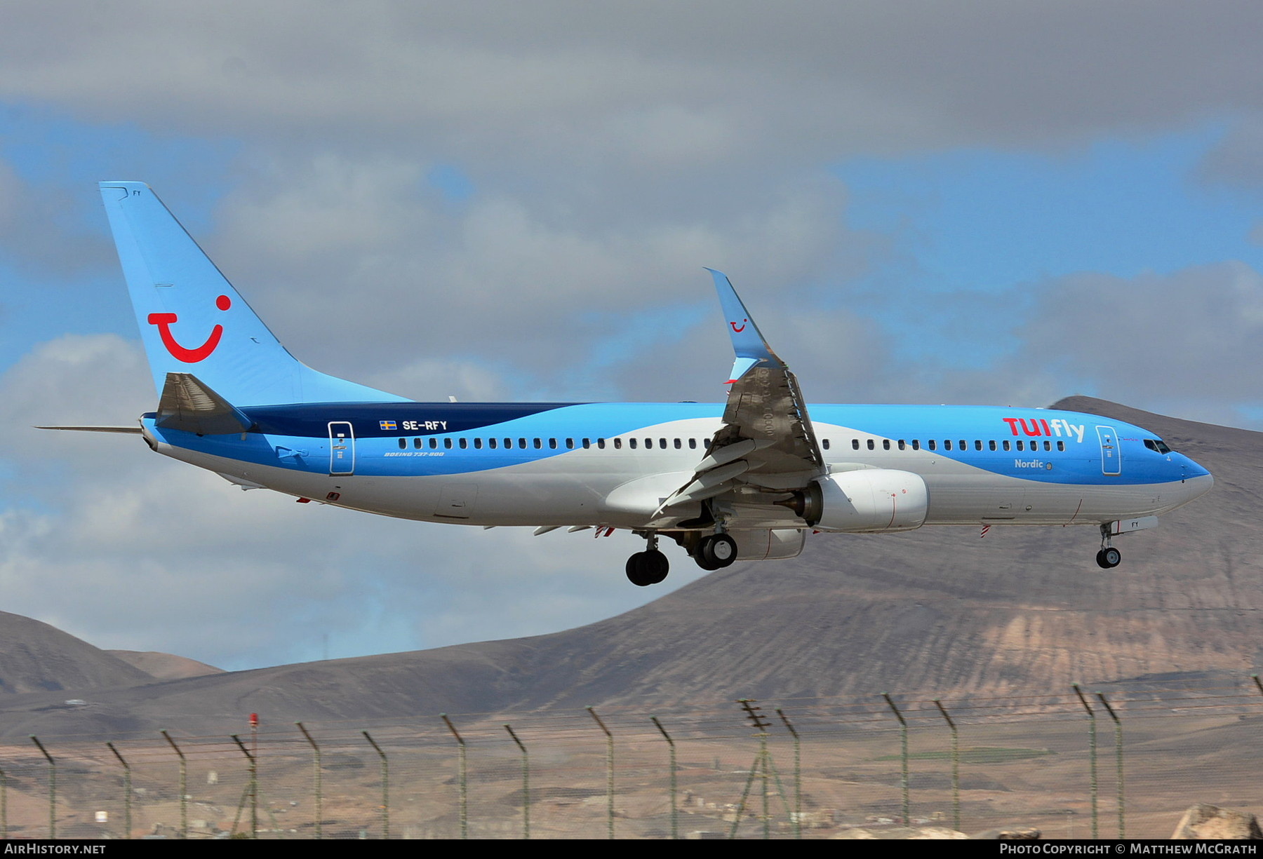 Aircraft Photo of SE-RFY | Boeing 737-8K5 | TUIfly Nordic | AirHistory.net #365132